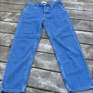 Everlane Organic Cotton Summer Slouch Jeans in Blue size 25